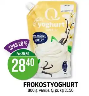 Kiwi FROKOSTYOGHURT, NOK 28.4 tilbud