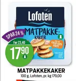 Kiwi MATPAKKEKAKER, NOK 17.9 tilbud