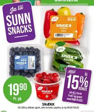 Kiwi SNÆKK, NOK 19.9 tilbud