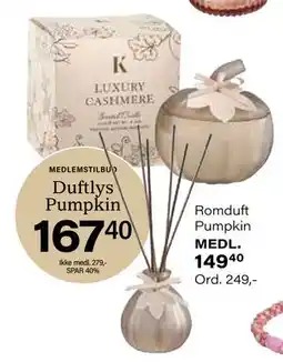 Kremmerhuset Romduft Pumpkin, Medlemspris tilbud