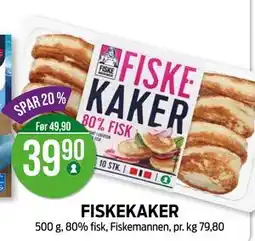 Kiwi FISKEKAKER, NOK 39.9 tilbud