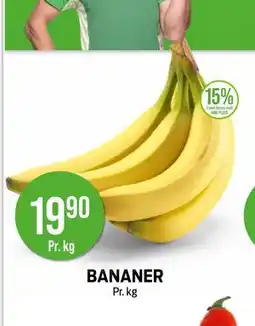 Kiwi BANANER, NOK 19.9 tilbud
