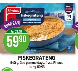 Kiwi FISKEGRATENG, NOK 59.9 tilbud