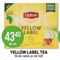 Kiwi YELLOW LABEL TEA, NOK 43.4 tilbud