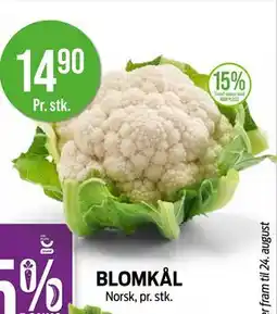 Kiwi BLOMKÅL, NOK 14.9 tilbud