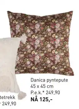Kid Interiør Danica pyntepute 45 x 45 cm, NOK 125 tilbud