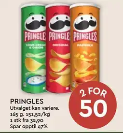 Coop Mega PRINGLES, NOK 50 tilbud