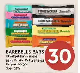 Coop Mega BAREBELLS BARS, NOK 30 tilbud