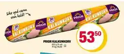 Coop Extra PRIOR KALKUNKORV, NOK 53.5 tilbud