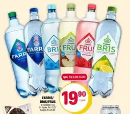 Coop Extra FARRIS/ BRIS/FRUS, NOK 19.9 tilbud