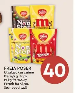 Coop Mega FREIA POSER, NOK 40 tilbud