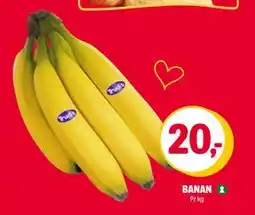 Coop Extra BANAN, NOK 20 tilbud