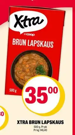 Coop Extra XTRA BRUN LAPSKAUS, NOK 35 tilbud
