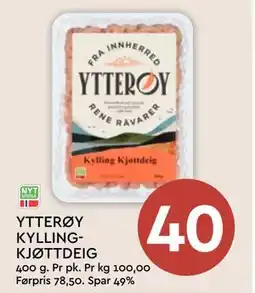 Coop Mega YTTERØY KYLLINGKJØTTDEIG, NOK 40 tilbud