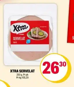 Coop Extra XTRA SERVELAT, NOK 26.3 tilbud