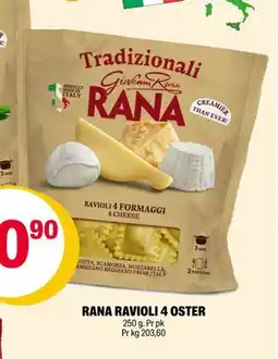 Coop Extra RANA RAVIOLI 4 OSTER, NOK 50.9 tilbud