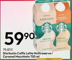 Gigaboks Starbucks Caffe Latte Multireserve / Caramel Macchiato, NOK 59.9 tilbud