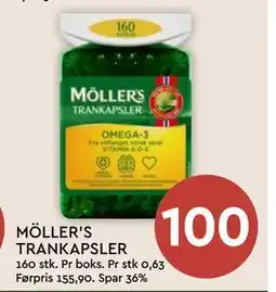 Coop Mega MÖLLER'S TRANKAPSLER, NOK 100 tilbud