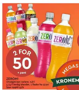 Coop Mega ZEROH!, NOK 50 tilbud