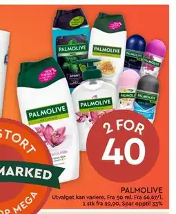 Coop Mega PALMOLIVE, NOK 40 tilbud