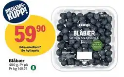 Coop Extra Blåbær, Medlemspris tilbud