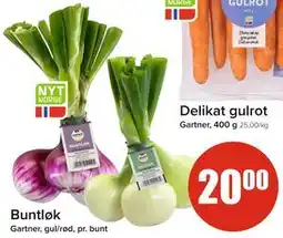 Spar Buntløk, NOK 20 tilbud