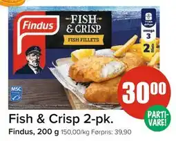 Spar Fish & Crisp 2-pk, NOK 30 tilbud