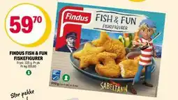 Coop Extra FINDUS FISH & FUN FISKEFIGURER, NOK 59.7 tilbud