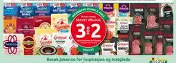 Joker Et stort utvalg SKIVET PÅLEGG 3 FOR 2 tilbud