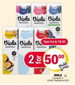 Coop Extra BIOLA, NOK 50 tilbud