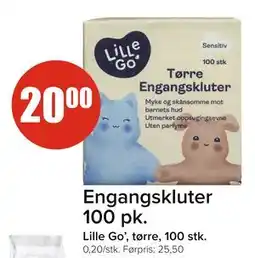 Spar Engangskluter 100 pk., NOK 20 tilbud
