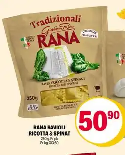 Coop Extra RANA RAVIOLI RICOTTA & SPINAT, NOK 50.9 tilbud