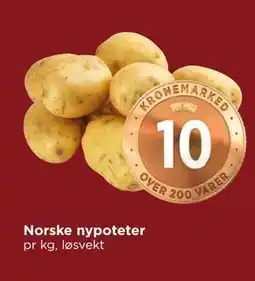 Meny Norske nypoteter, NOK 10 tilbud