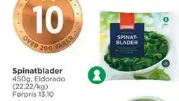 Meny Spinatblader, NOK 10 tilbud