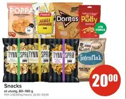 Spar Snacks, NOK 20 tilbud