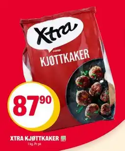 Coop Extra XTRA KJØTTKAKER, NOK 87.9 tilbud