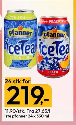 Gigaboks Iste pfanner 24 x 330 ml., NOK 219 tilbud
