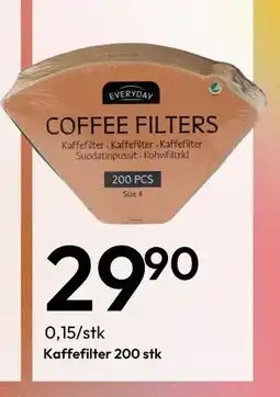 Gigaboks Kaffefilter 200 stk, NOK 29.9 tilbud