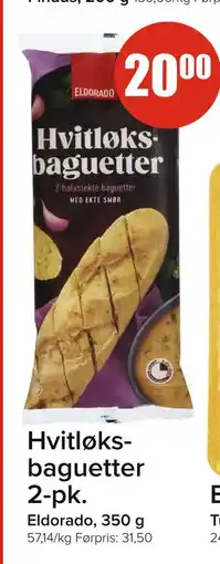 Spar Hvitløksbaguetter 2-pk, NOK 20 tilbud