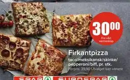 Spar Firkantpizza, NOK 30 tilbud