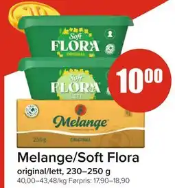 Spar Melange/Soft Flora, NOK 10 tilbud