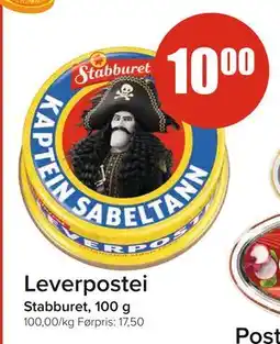 Spar Leverpostei, NOK 10 tilbud