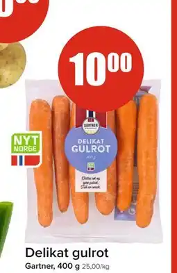 Spar Delikat gulrot, NOK 10 tilbud