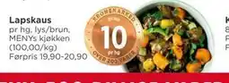 Meny Lapskaus, NOK 10 tilbud