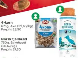Meny Norsk fjellbrød, NOK 20 tilbud