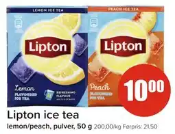 Spar Lipton ice tea, NOK 10 tilbud