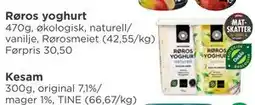 Meny Røros yoghurt, NOK 20 tilbud