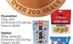 Meny Peanøtter, NOK 20 tilbud