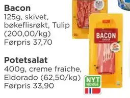 Meny Bacon, NOK 25 tilbud