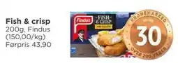 Meny Fish & crisp, NOK 30 tilbud